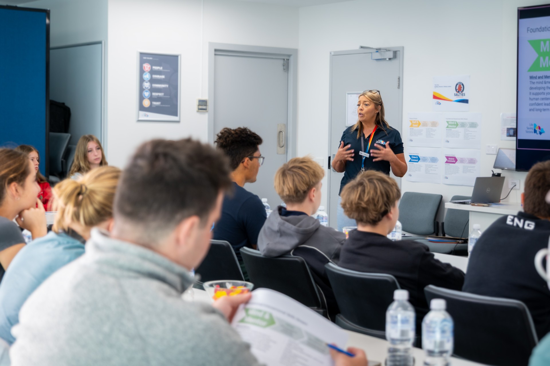 A program developed to teach water safety to secondary school students